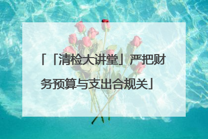 「清检大讲堂」严把财务预算与支出合规关