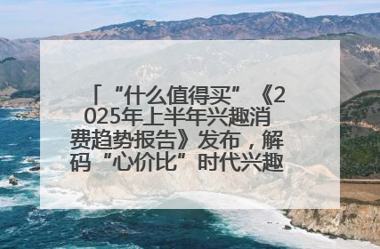 “什么值得买”《2025年上半年兴趣消费趋势报告》发布，解码“心价比”时代兴趣消费新范式