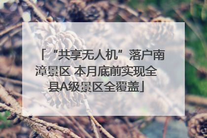 “共享无人机”落户南漳景区 本月底前实现全县A级景区全覆盖