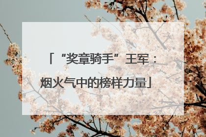 “奖章骑手”王军：烟火气中的榜样力量