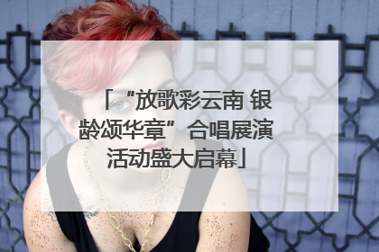 “放歌彩云南 银龄颂华章”合唱展演活动盛大启幕