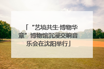“艺境共生·博物华章”博物馆沉浸交响音乐会在沈阳举行