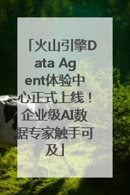 火山引擎Data Agent体验中心正式上线！企业级AI数据专家触手可及