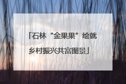 石林“金果果”绘就乡村振兴共富图景