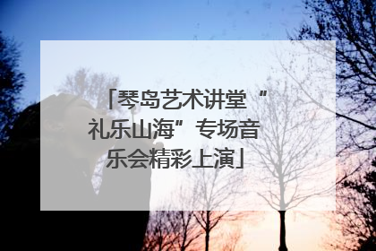 琴岛艺术讲堂“礼乐山海”专场音乐会精彩上演
