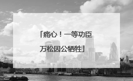 痛心！一等功臣万松因公牺牲