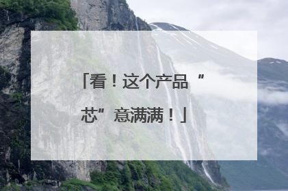 看！这个产品“芯”意满满！