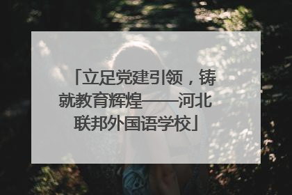 立足党建引领，铸就教育辉煌——河北联邦外国语学校