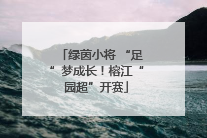 绿茵小将 “足”梦成长！榕江“园超”开赛