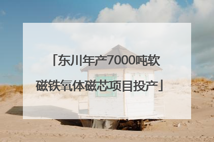 东川年产7000吨软磁铁氧体磁芯项目投产