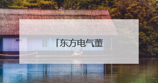东方电气董事长调整