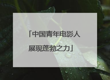 中国青年电影人展现蓬勃之力