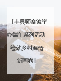 丰县师寨镇举办端午系列活动 绘就乡村温情新画卷