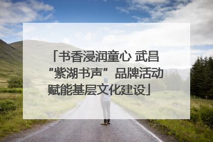 书香浸润童心 武昌“紫湖书声”品牌活动赋能基层文化建设