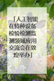 人工智能在特种设备检验检测监测领域应用交流会在敦煌举办