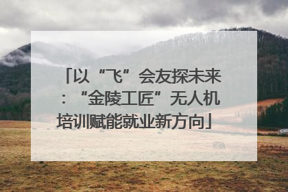 以“飞”会友探未来：“金陵工匠”无人机培训赋能就业新方向