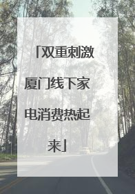 双重刺激厦门线下家电消费热起来