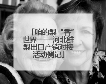 咱的梨“香”世界——河北鲜梨出口产销对接活动侧记