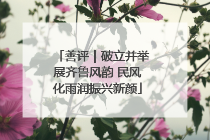 善评｜破立并举展齐鲁风韵 民风化雨润振兴新颜