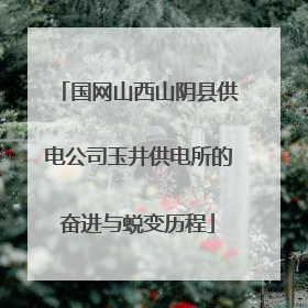 国网山西山阴县供电公司玉井供电所的奋进与蜕变历程
