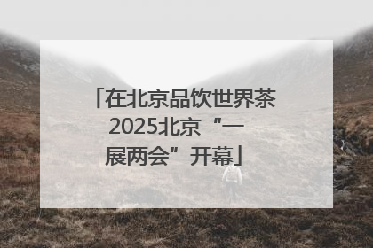 在北京品饮世界茶 2025北京“一展两会”开幕