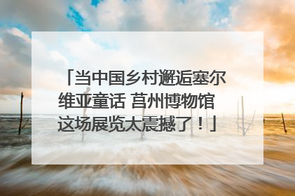 当中国乡村邂逅塞尔维亚童话 莒州博物馆这场展览太震撼了！