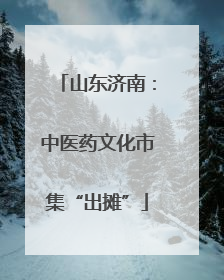 山东济南：中医药文化市集“出摊”