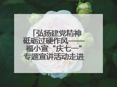 弘扬建党精神 砥砺过硬作风——福小宣“庆七一”专题宣讲活动走进闽中革命起源地