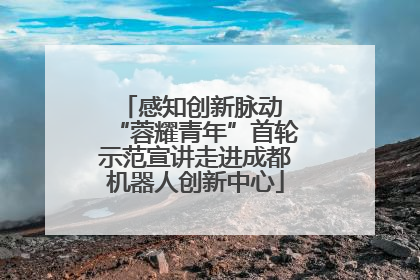 感知创新脉动 “蓉耀青年”首轮示范宣讲走进成都机器人创新中心