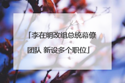 李在明改组总统幕僚团队 新设多个职位