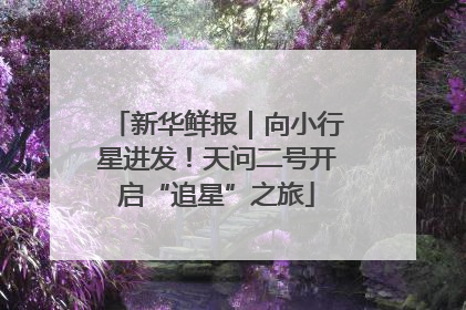 新华鲜报｜向小行星进发！天问二号开启“追星”之旅