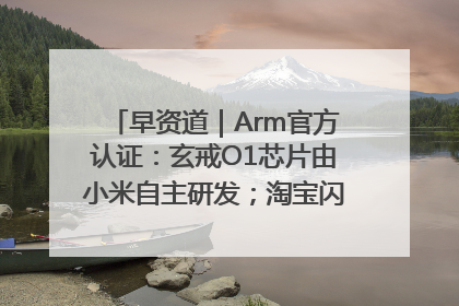 早资道｜Arm官方认证：玄戒O1芯片由小米自主研发；淘宝闪购联合饿了么日订单超4000万