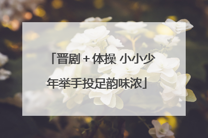 晋剧＋体操 小小少年举手投足韵味浓