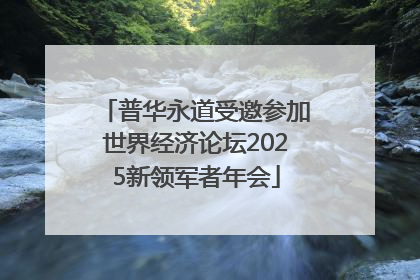 普华永道受邀参加世界经济论坛2025新领军者年会