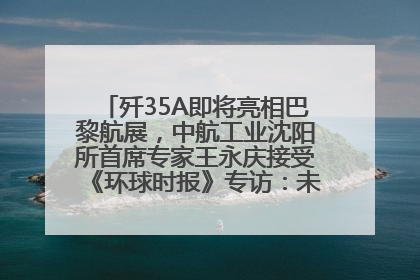 歼35A即将亮相巴黎航展，中航工业沈阳所首席专家王永庆接受《环球时报》专访：未来数量可以有很多