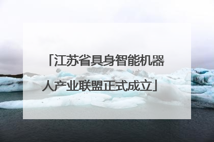 江苏省具身智能机器人产业联盟正式成立