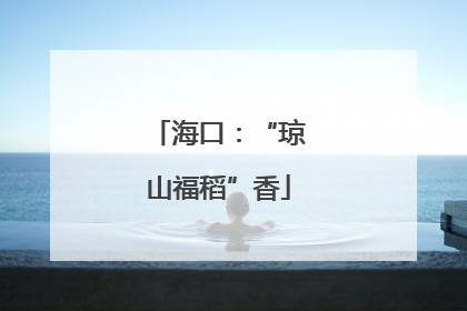 海口：“琼山福稻”香