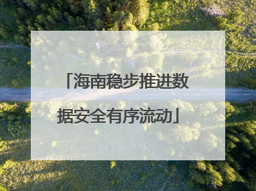 海南稳步推进数据安全有序流动
