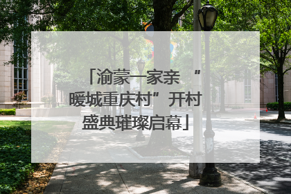 渝蒙一家亲 “暖城重庆村”开村盛典璀璨启幕
