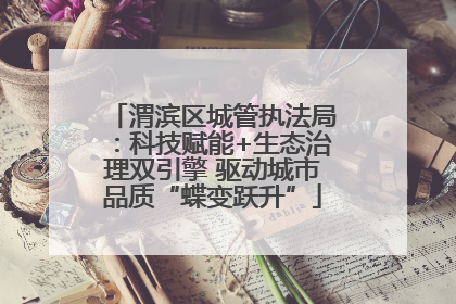 渭滨区城管执法局：科技赋能+生态治理双引擎 驱动城市品质“蝶变跃升”