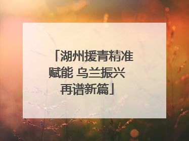 湖州援青精准赋能 乌兰振兴再谱新篇