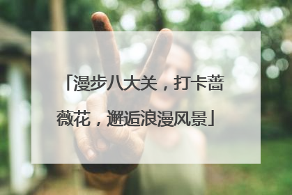 漫步八大关，打卡蔷薇花，邂逅浪漫风景