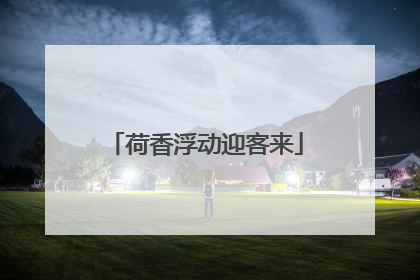 荷香浮动迎客来