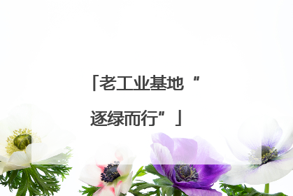 老工业基地“逐绿而行”