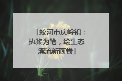 蛟河市庆岭镇：执桨为笔，绘生态漂流新画卷