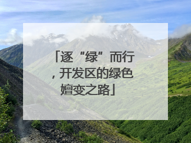逐“绿”而行，开发区的绿色嬗变之路