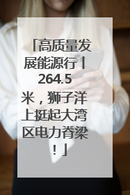 高质量发展能源行丨264.5米，狮子洋上挺起大湾区电力脊梁！