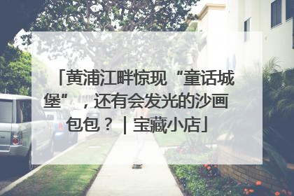 黄浦江畔惊现“童话城堡”，还有会发光的沙画包包？｜宝藏小店