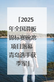 2025年全国滑板锦标赛碗池项目落幕 青岛选手获季军