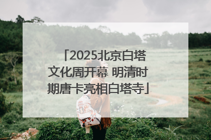 2025北京白塔文化周开幕 明清时期唐卡亮相白塔寺